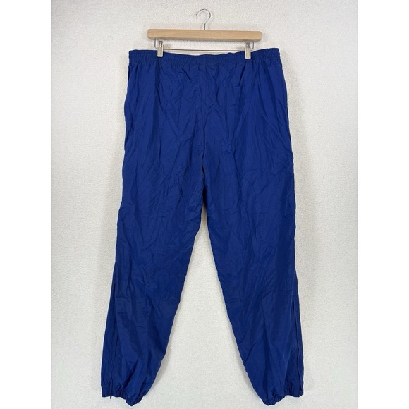 Vintage Puma Track Pants Y2K Mens Large Blue Windbreaker Sweatpants Athletic NEW - Picture 2 of 11